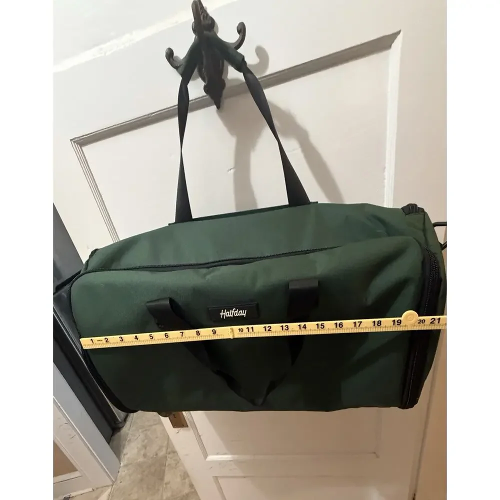 Halfday Garment Duffel Bag Green Perfect But 